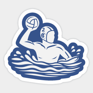 Water Polo (white) Sticker